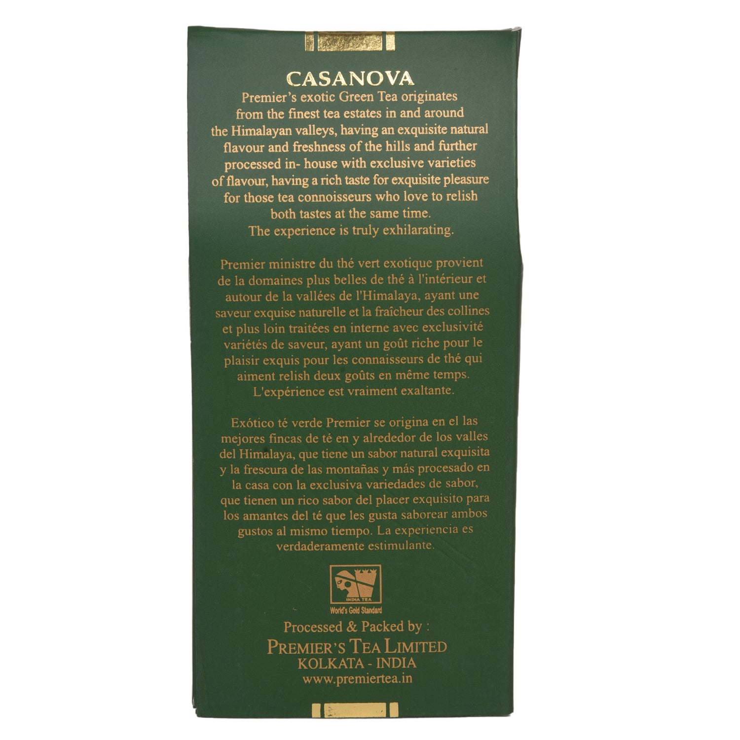 Premier’s Casanova Flavoured Green Tea Signature Blend