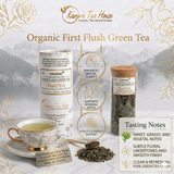 Kangra Tea House PuriTEA 100% Organic Handcrafted First Flush Green Tea - Pure Wellness for Metabolism, Immunity and Vitality