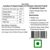 Kangra Tea House PuriTEA 100% Organic Handcrafted First Flush Green Tea - Pure Wellness for Metabolism, Immunity and Vitality