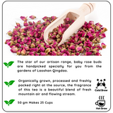 RADIANCE Baby Rose Buds Decaf Tisane - A Radiant Tisane for Romance & Relaxation