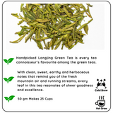 REVVS UP METABOLISM Organic Longjing Green Tea - Light & Revitalising