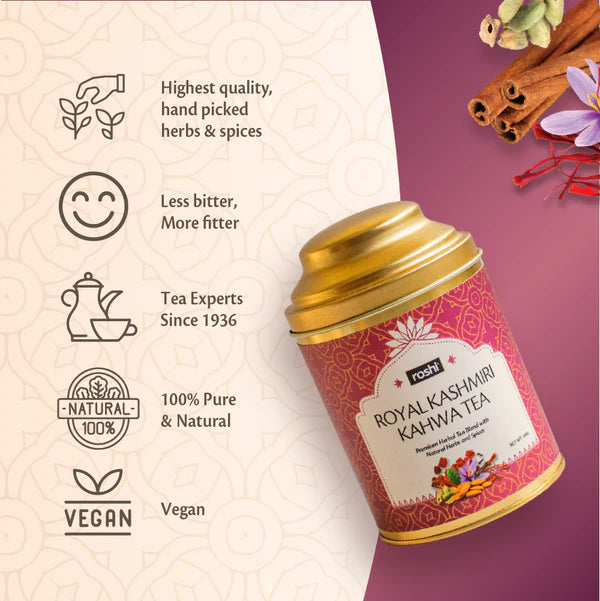 Roshi Royal Kashmiri Kahwa Tea