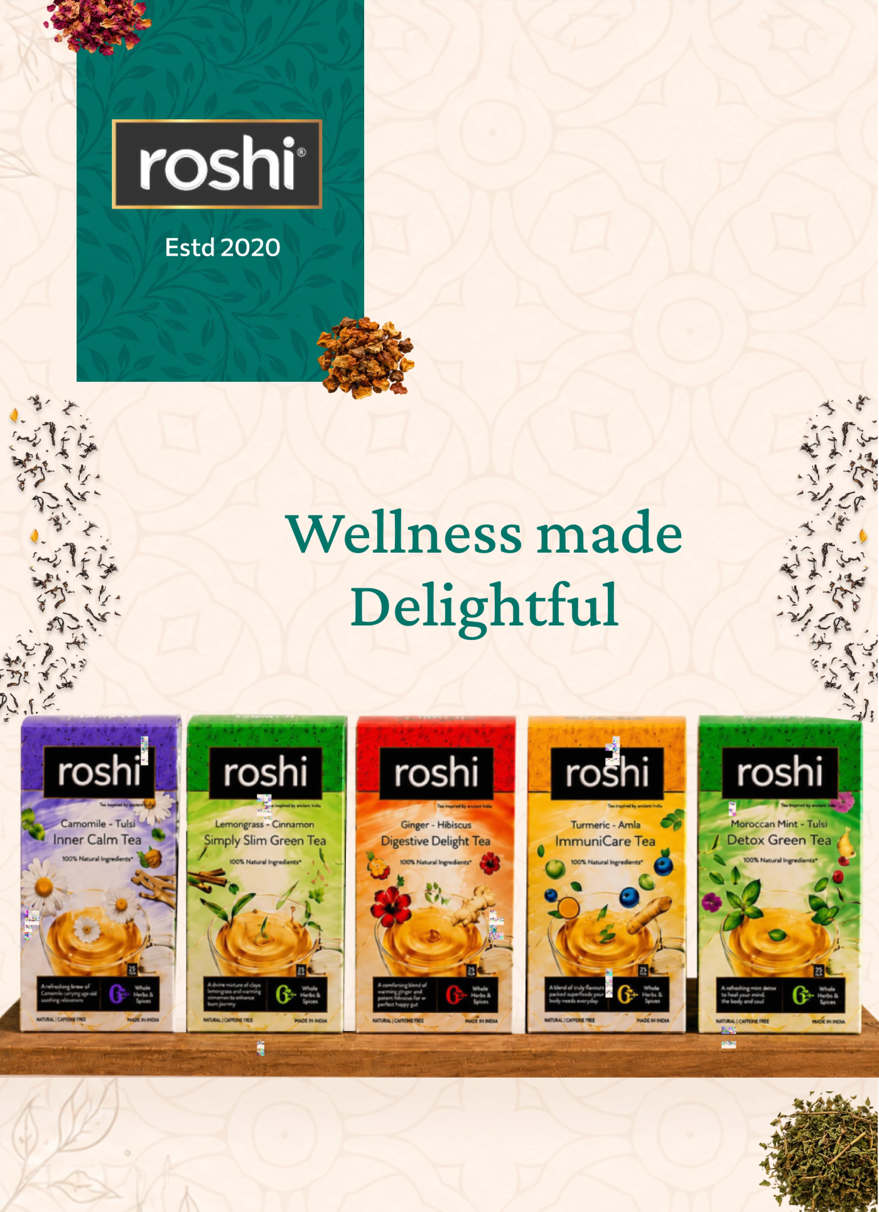 Roshi Tea Mobile Banner