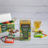 Roshi Assorted Wellness Pack – A Special Curation of 5 Ayurvedic Flavours for Daily Tea Rituals- Pack of 2