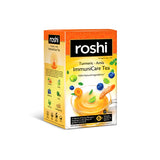 Roshi ImmuniCare Turmeric Amla Green Tea for Natural Defense and Daily Strength- Pack of 2