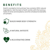 Roshi ImmuniCare Turmeric Amla Green Tea for Natural Defense and Daily Strength- Pack of 2