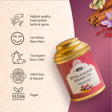 Roshi Royal Kashmiri Kahwa Green Tea with Rose Cardamom Clove Ginger Nutmeg Almond Saffron for Himalayan Warmth
