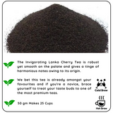 STRESS BUSTER Lanka Cherry Organic Black Tea - Sweet & Tangy Stress Relieving Infusion