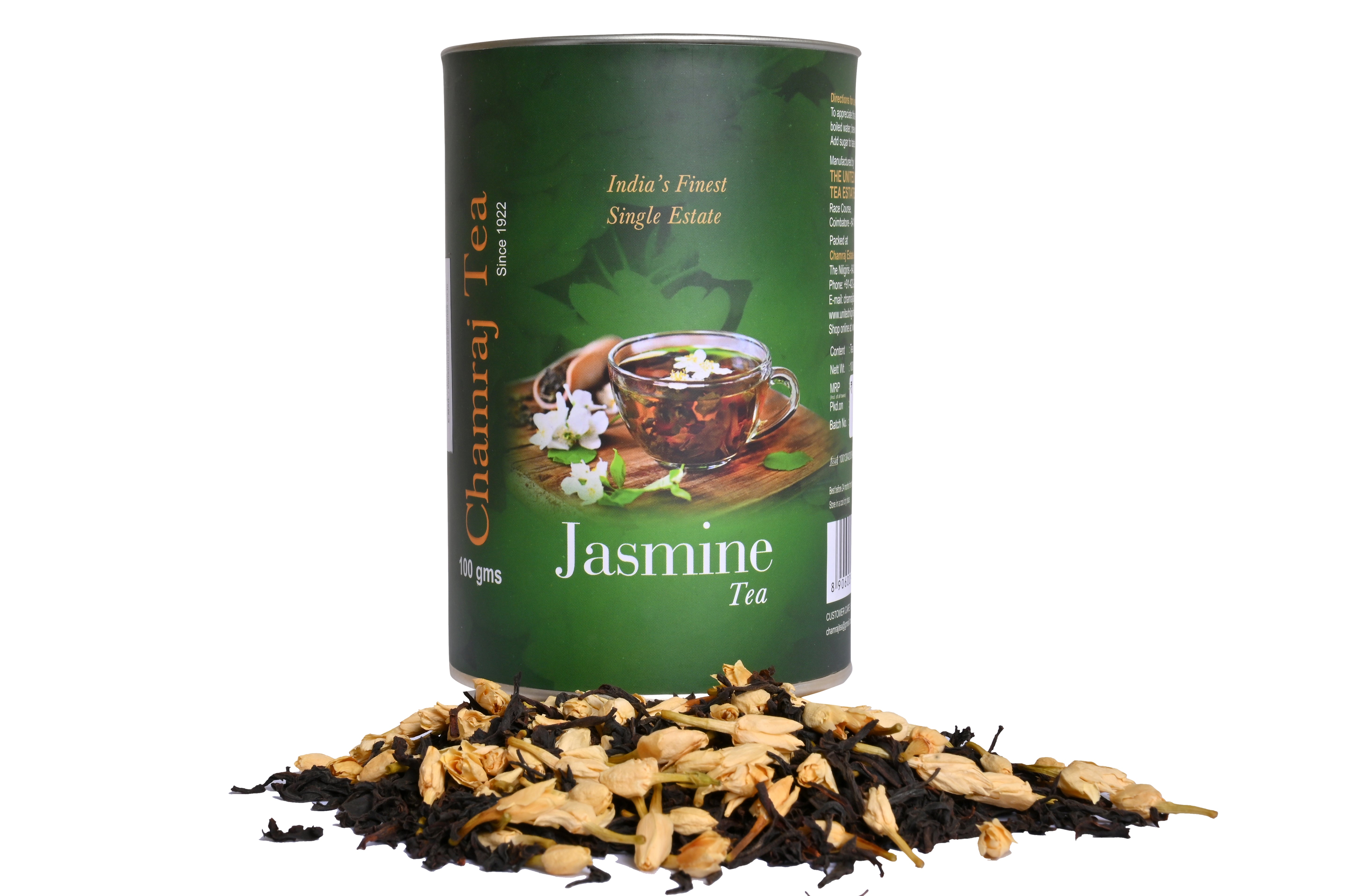 Chamraj Jasmine Black Tea Canister