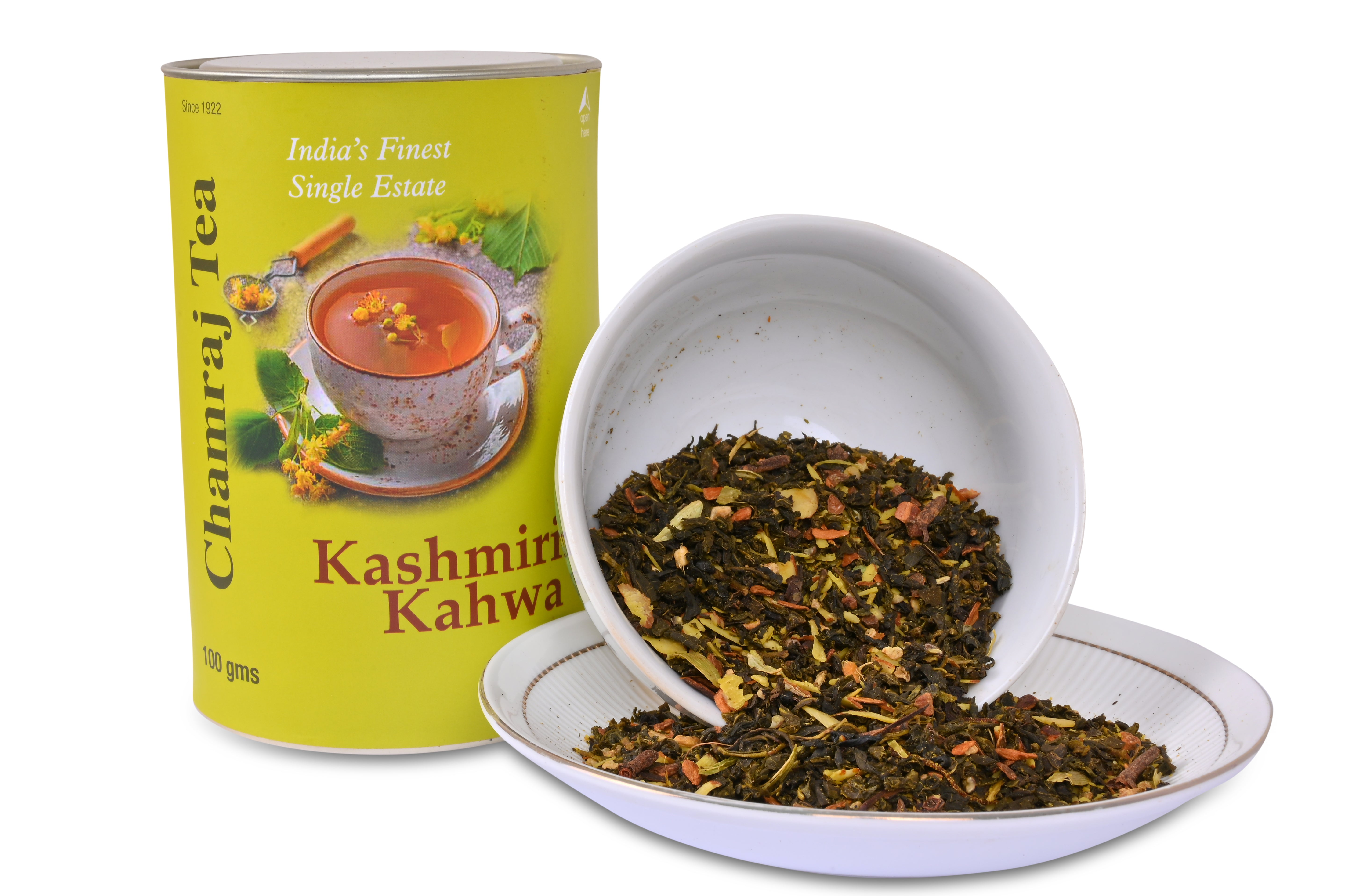 Chamraj Tea Kashmiri Kahwa Saffron & Spice Green Tea