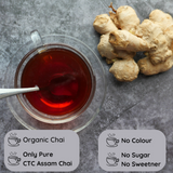 Sagittarius Ginger Organic Assam Black Tea - A Zodiac Tea for Adventure & Freedom