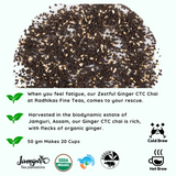 Sagittarius Ginger Organic Assam Black Tea - A Zodiac Tea for Adventure & Freedom
