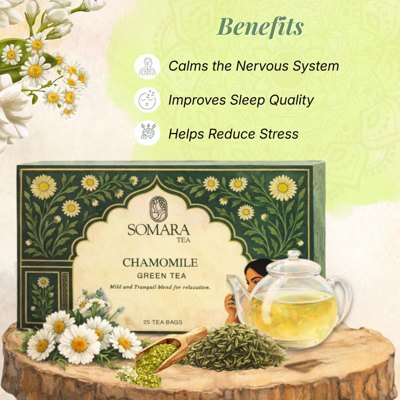 Somara Tea Chamomile Green Tea Benefits