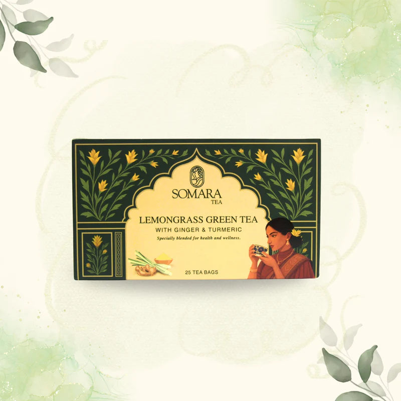 Somara Tea Lemongrass Green Tea Box