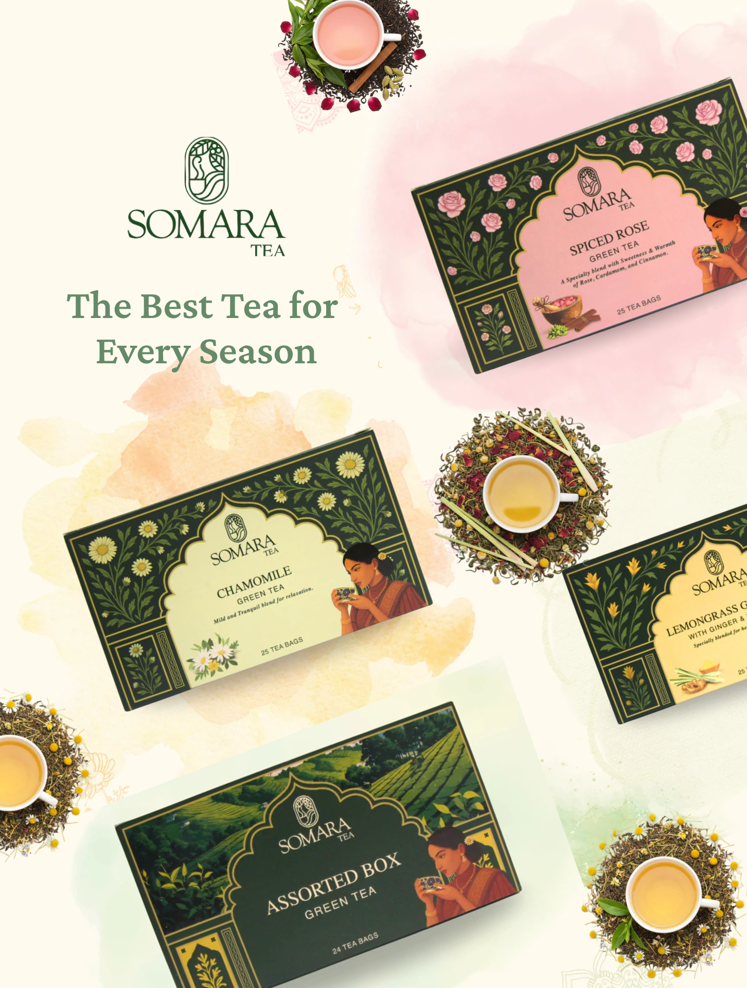 Somara Tea Mobile Banner