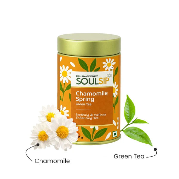 SoulSip Chamomile Spring Green Tea