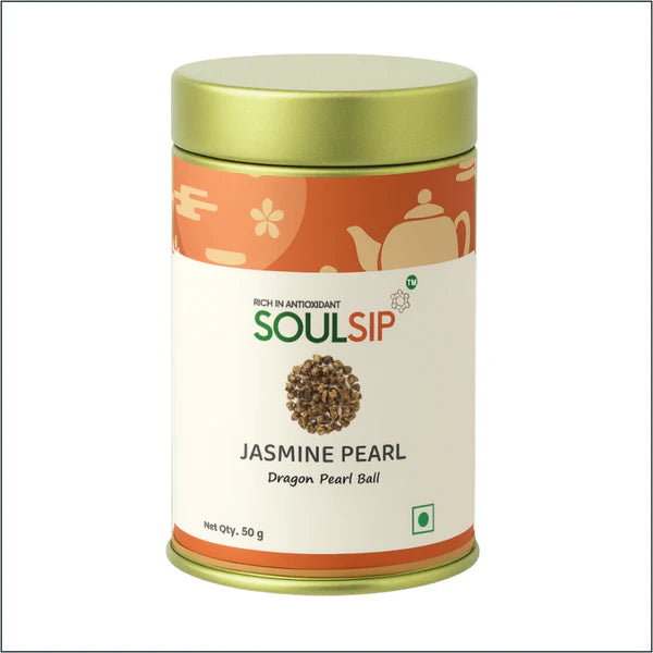 Soulsip Jasmine Pearl Tea Delicate Hand-rolled Beads