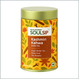 Soulsip Kashmiri Kahwa Green Tea – Royal Blend of Saffron, Cinnamon & Almond