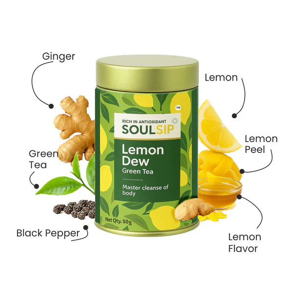 Soulsip Lemon Dew Green Tea