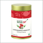 Soulsip Lemongrass Hibiscus Refreshing & Relaxing Herbal Infusion