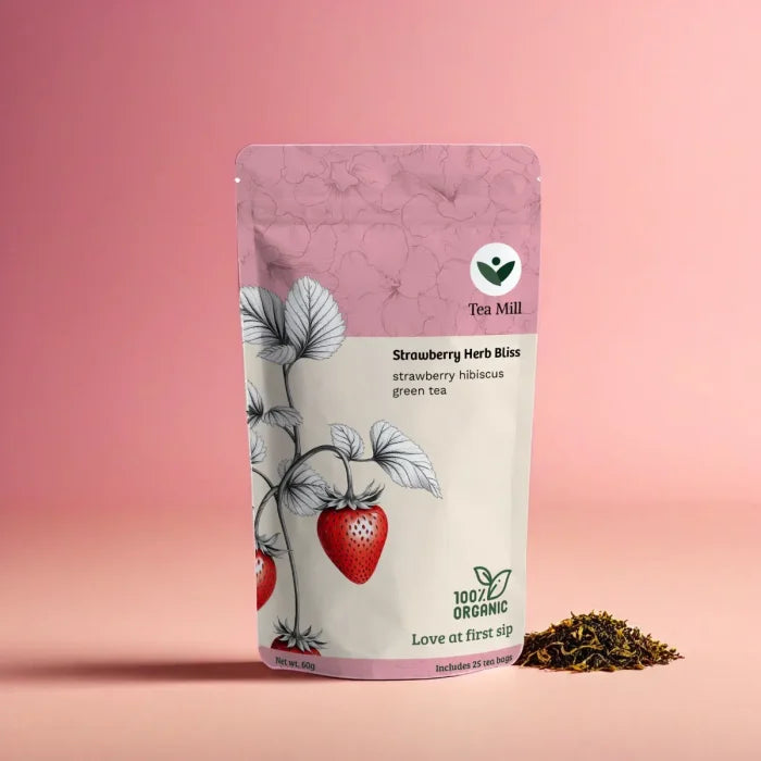 Tea Mill Strawberry Herb Bliss