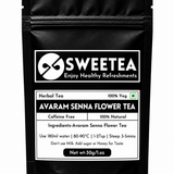 Sweetea Avaram Senna Flower Infusion - Distinctive South Indian Golden Bloom Blend- Pack of 2