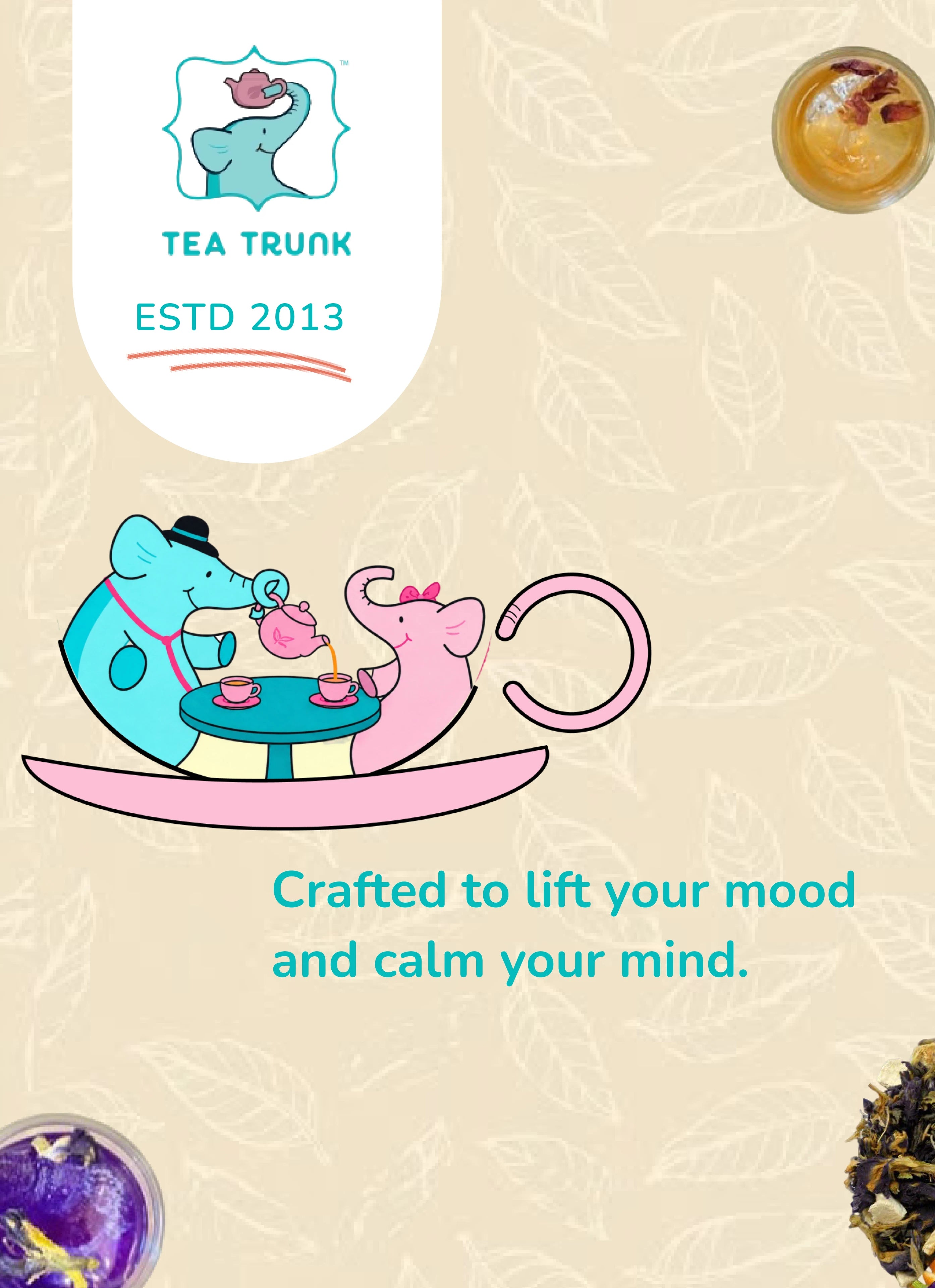 Tea Trunk Mobile Banner