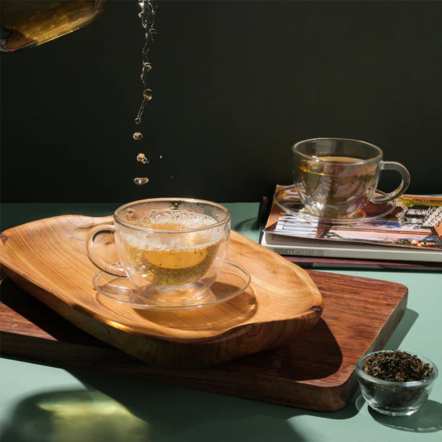 Tea Trunk Spearmint Leaves Fresh Herbal Infusion