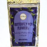 Tea Blends Butterfly Pea Flower Herbal Infusion with Vibrant Hue for Mindful Moments