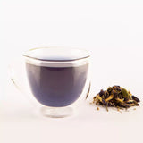 Tea Melange Blue Idyll Floral and Gently Spicy Green Tea with Butterfly Pea Flower, Lemongrass, and Aromatic Spices - Tea Bags