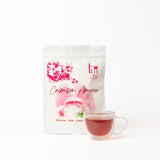 Tea Melange Crimson Amore Refreshing Hibiscus, Mint and Lemongrass Herbal Infusion with Minty and Zesty Notes - Bags