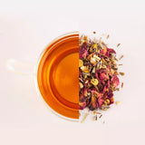 Tea Melange Dream Away Floral and Sweet Infusion of Chamomile, Rose Petals, Lavender Buds and Wellness-Supporting Botanicals - Bags