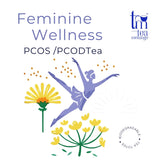 Tea Melange For Her Feminine Wellness - Green Tea with Ashwagandha, Shatavari, Turmeric, and Ashoka for Self-Care and Mindful Nourishment - Tea Bags