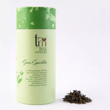 Tea Melange Green Sparkles Tea with Floral and Vegetal Notes for Refreshing and Invigorating Experience - Tea Bags