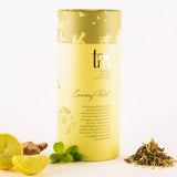 Tea Melange Lemony Twirl Peppy and Refreshing Artisanal Green Tea Blend with Ginger, Peppermint and Fennel – Tea Bags