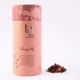 Tea Melange Tranquility Green Tea with Hibiscus, Rose and Rooibos – A Calming Floral & Spice Blend - Tea Bags