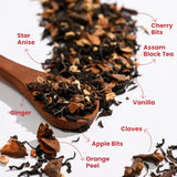 Tea Trunk Apple Spice Assam Black Tea with Orange Peel and Warming Spices for a Festive Fruity Blend