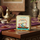 Tea Trunk Saffron Kahwa Darjeeling Green Tea with Almonds, Rose and Spices for a Traditional Kashmiri Blend