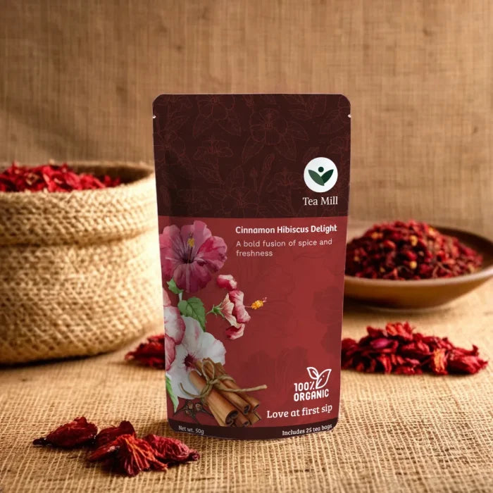 Tea Mill Organic Cinnamon Hibiscus Delight