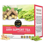 Teacurry AMH Support Herbal Infusion with Shatavari, Amalaki & Brahmi - Traditional Ayurvedic Blend for Women’s Wellness - Pyramid Bags