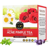 Teacurry Acne Pimple Herbal Infusion with Chamomile, Lavender & Spearmint for Clearer-Looking Skin - Pyramid Bags