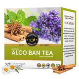Teacurry Alco Ban Herbal Infusion with Clove & Peppermint for Alcohol-Free Lifestyle Support - Pyramid Bags