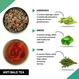 Teacurry Anti Bald Herbal Infusion with Amalaki, Rosemary & Nettle for Hair & Scalp Care - Pyramid Bags