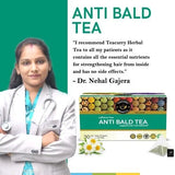 Teacurry Anti Bald Herbal Infusion with Amalaki, Rosemary & Nettle for Hair & Scalp Care - Pyramid Bags