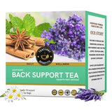Teacurry Back Support Herbal Infusion with Ginger, Turmeric & Chamomile - Warming Blend for Joint, Muscle & Back Comfort - Pyramid Bags