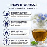 Teacurry Belly Herbal Infusion with Ginger, Turmeric & Garcinia Cambogia for Healthy Weight Management - Pyramid Bags