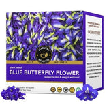 Teacurry Blue Butterfly Pea Infusion for Skin, Hair and Everyday Wellness - Pyramid Bags