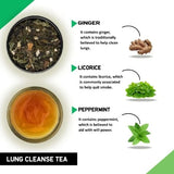 Teacurry Breathe Easy Herbal Infusion with Licorice, Ginger & Tulsi for Respiratory Comfort - Pyramid Bags