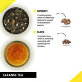 Teacurry Cleanse Herbal Infusion with Ginger, Turmeric & Peppermint for Liver and Digestive Support - Pyramid Bags