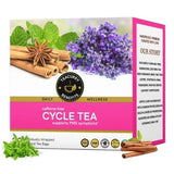 Teacurry Cycle Herbal Infusion with Spearmint, Ashoka & Ginger - Traditional Women’s Blend for Menstrual & Digestive Comfort - Pyramid Bags